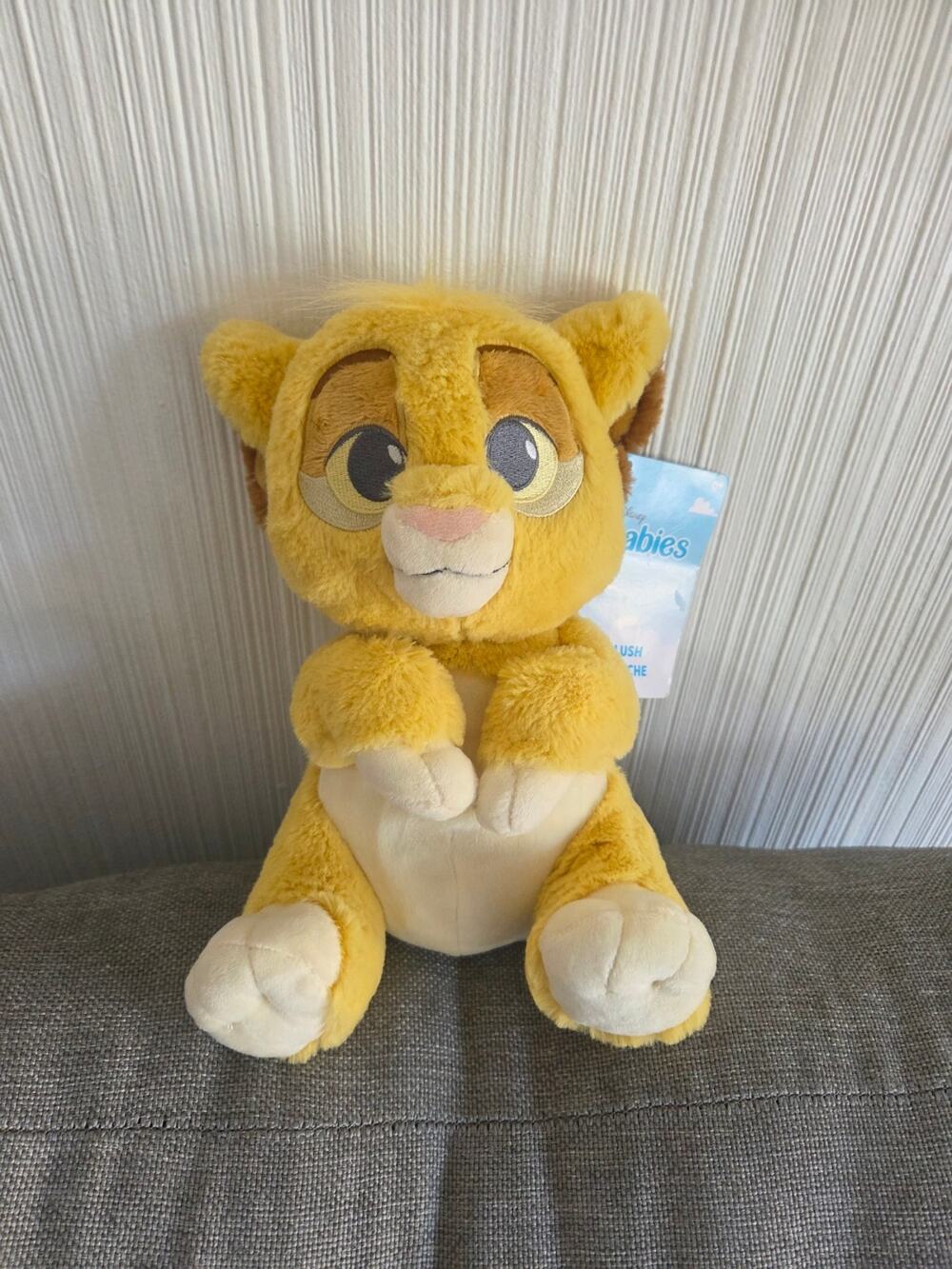 Disney Baby Simba Lion King Plush Stuffed Animal NWT